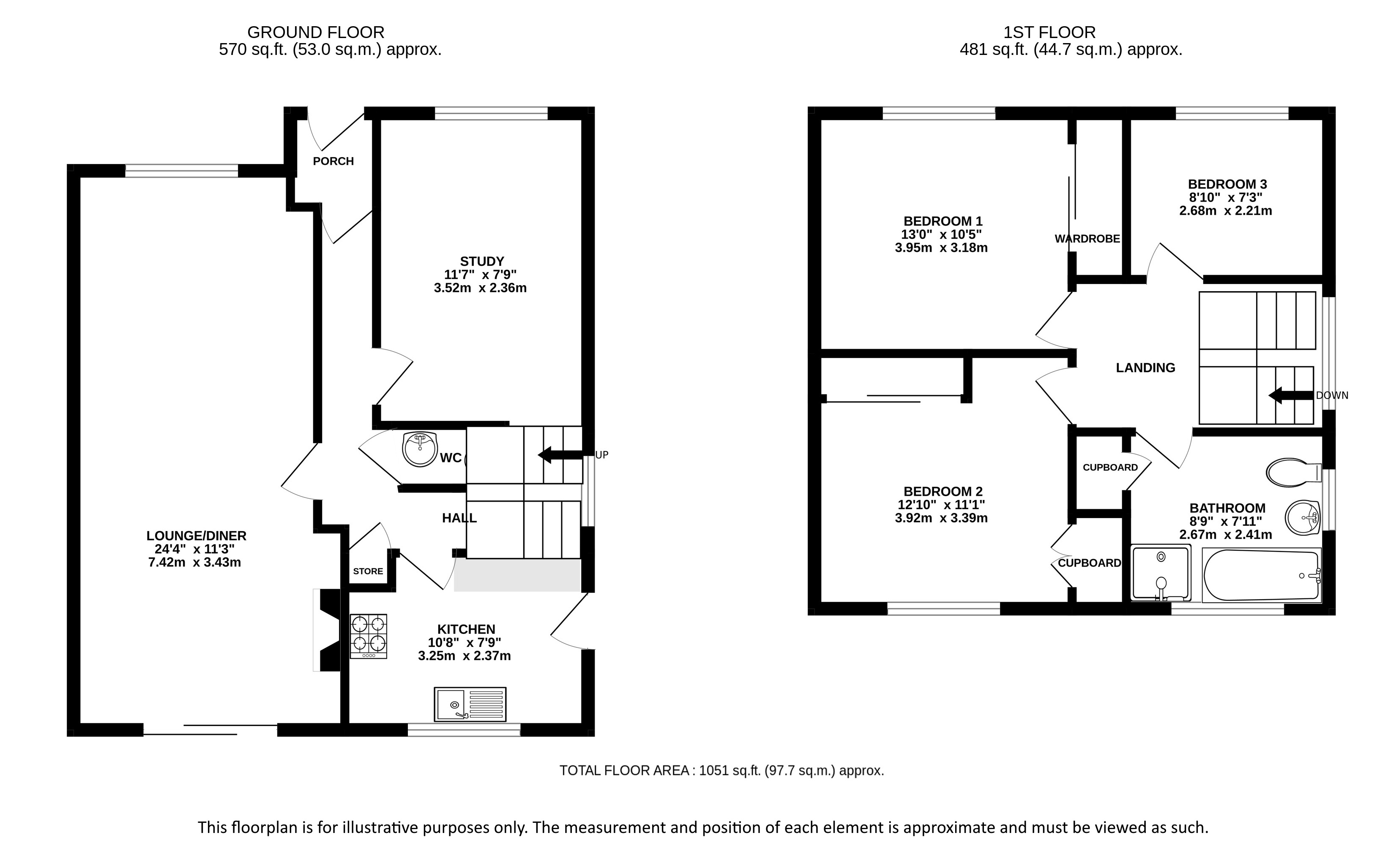 34, Holts Meadow, St. Albans floorplan