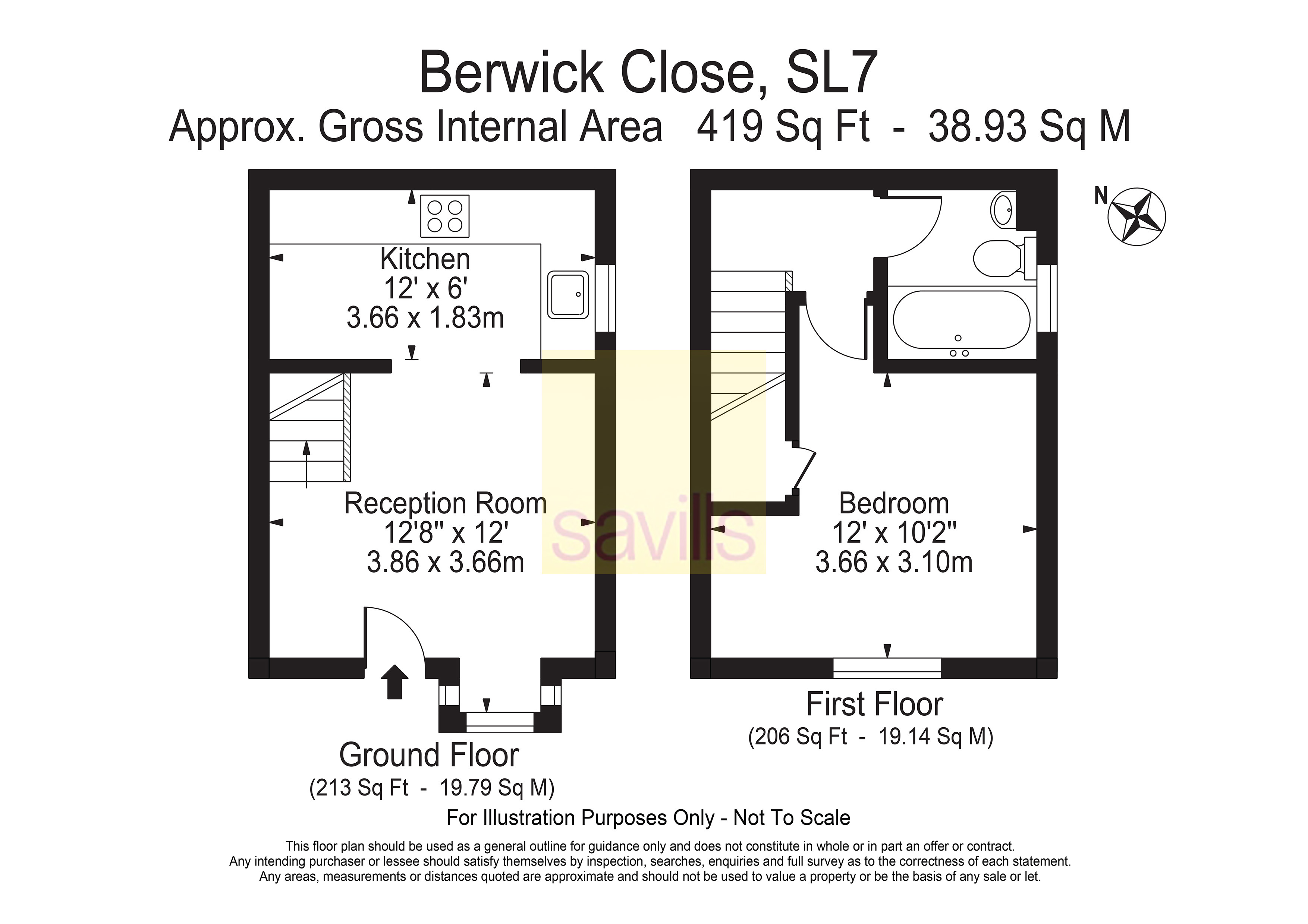 6, Berwick Close, Buckinghamshire floorplan