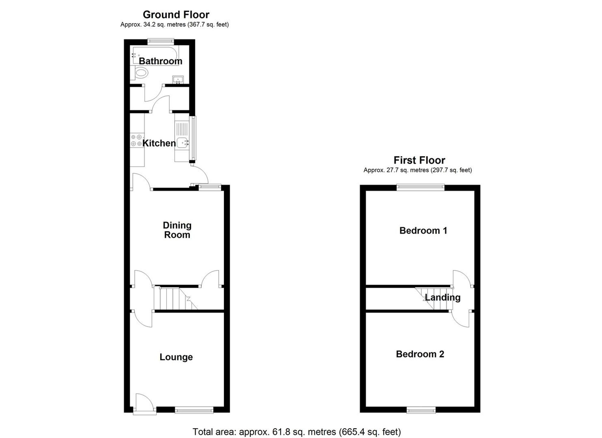 101 Hartley Road, Luton floorplan