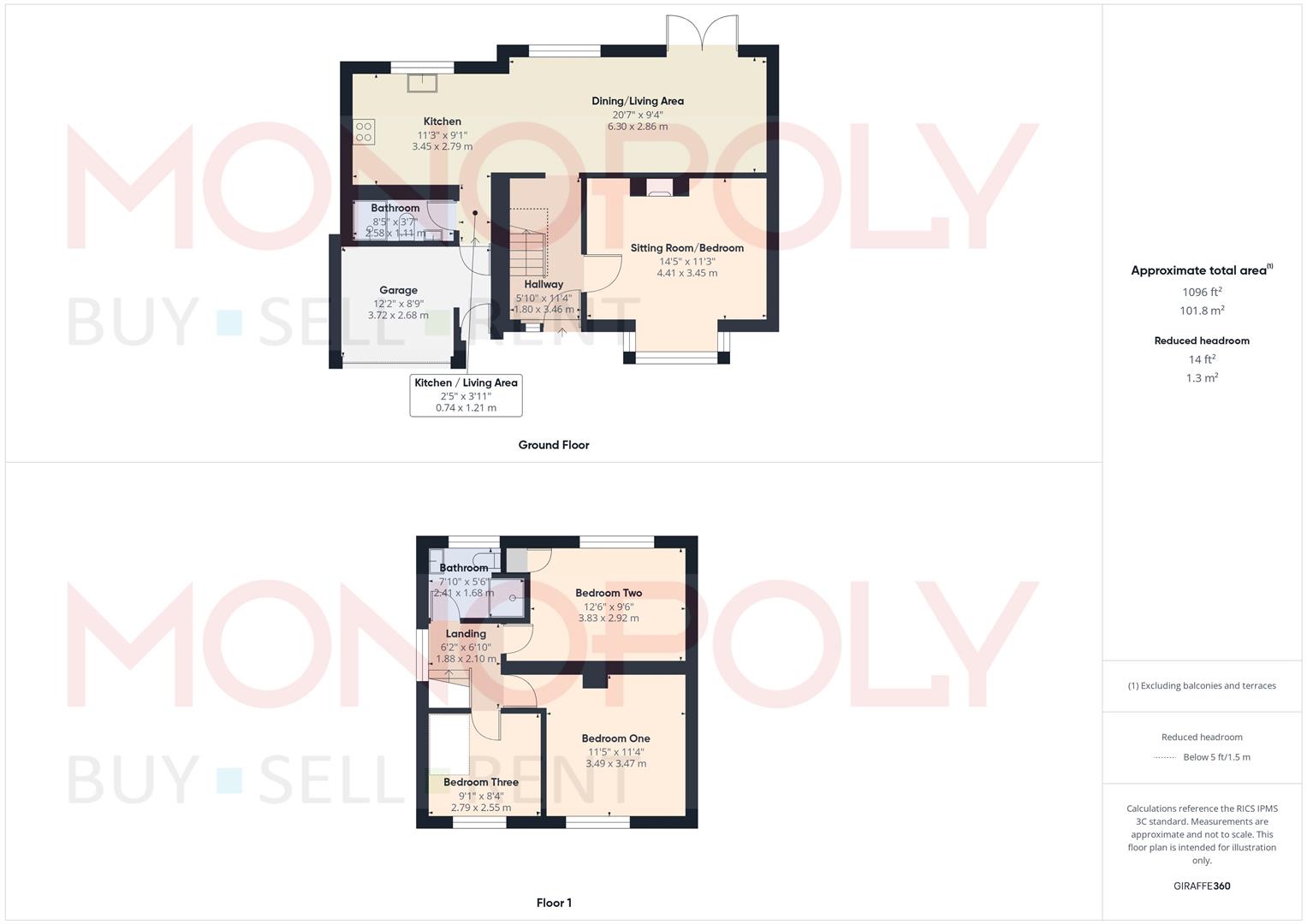 24, Ffordd Jarvis, Wrexham floorplan