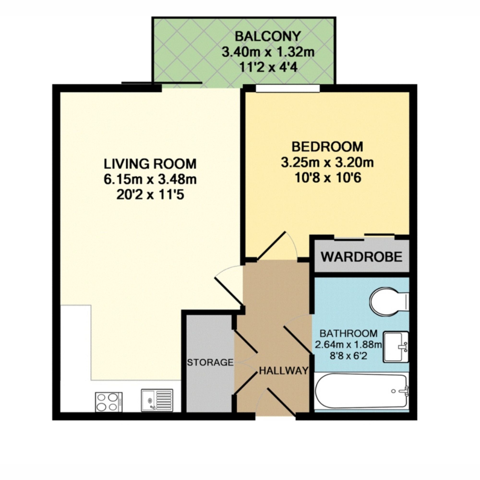 Flat 137, Warehouse Court No 1 Street, London floorplan
