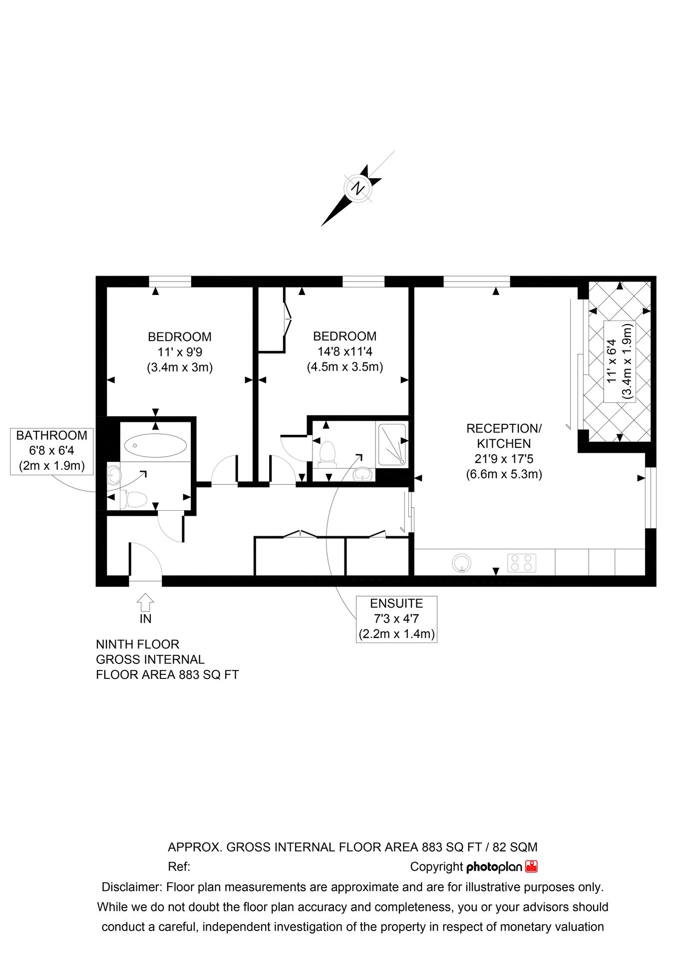 88, Pilot Walk, LONDON floorplan