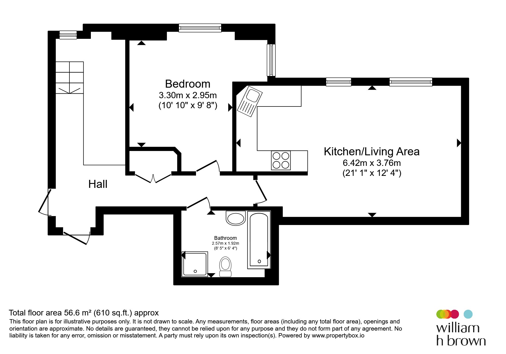 Flat 5, Lahnstein Court, Kettering floorplan