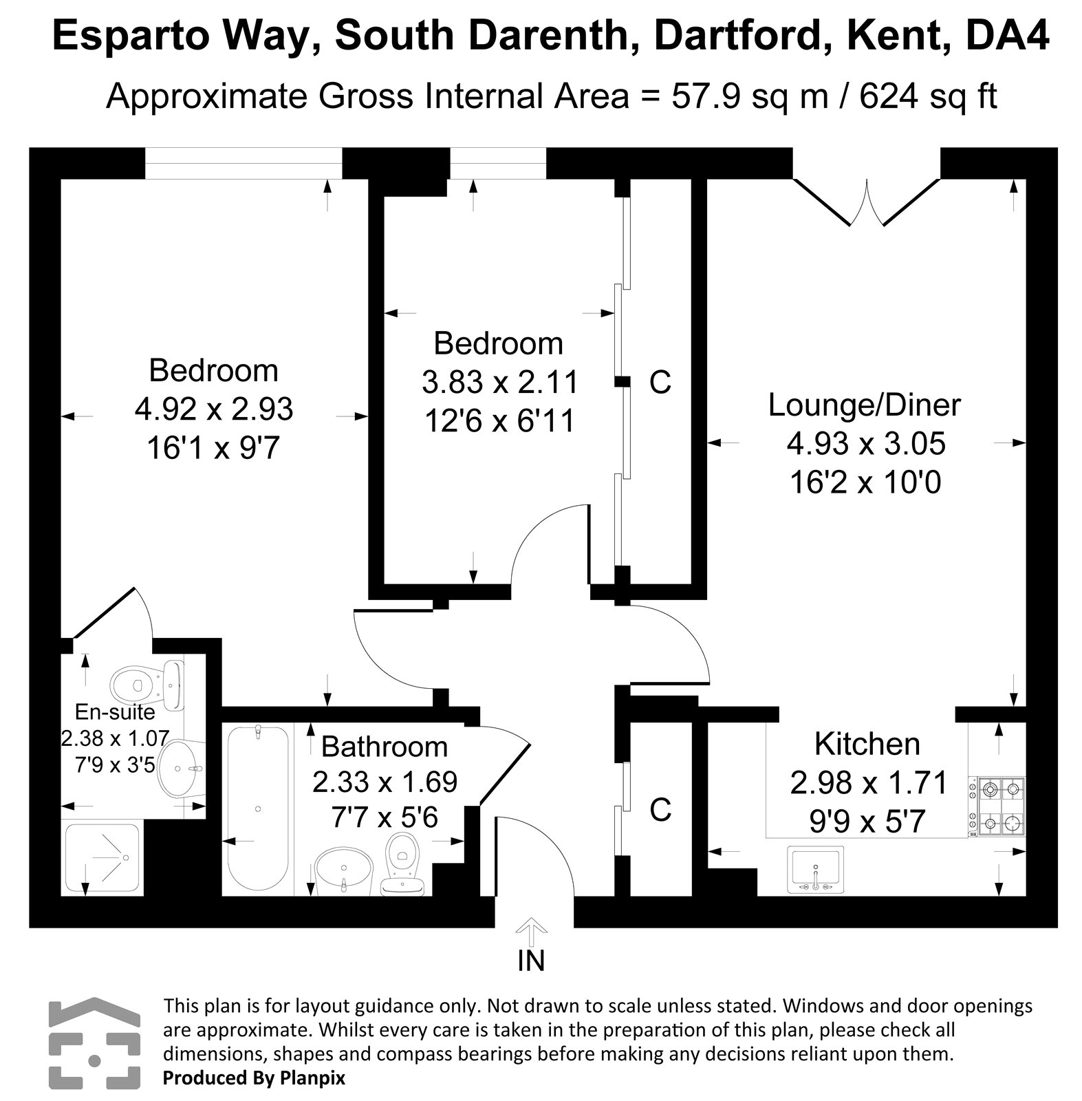 157, Esparto Way, Dartford floorplan
