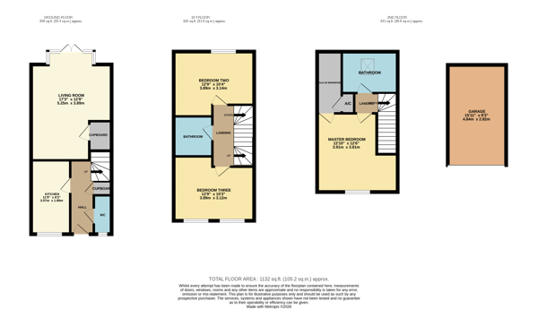 66, Oriel Close, Milton Keynes floorplan