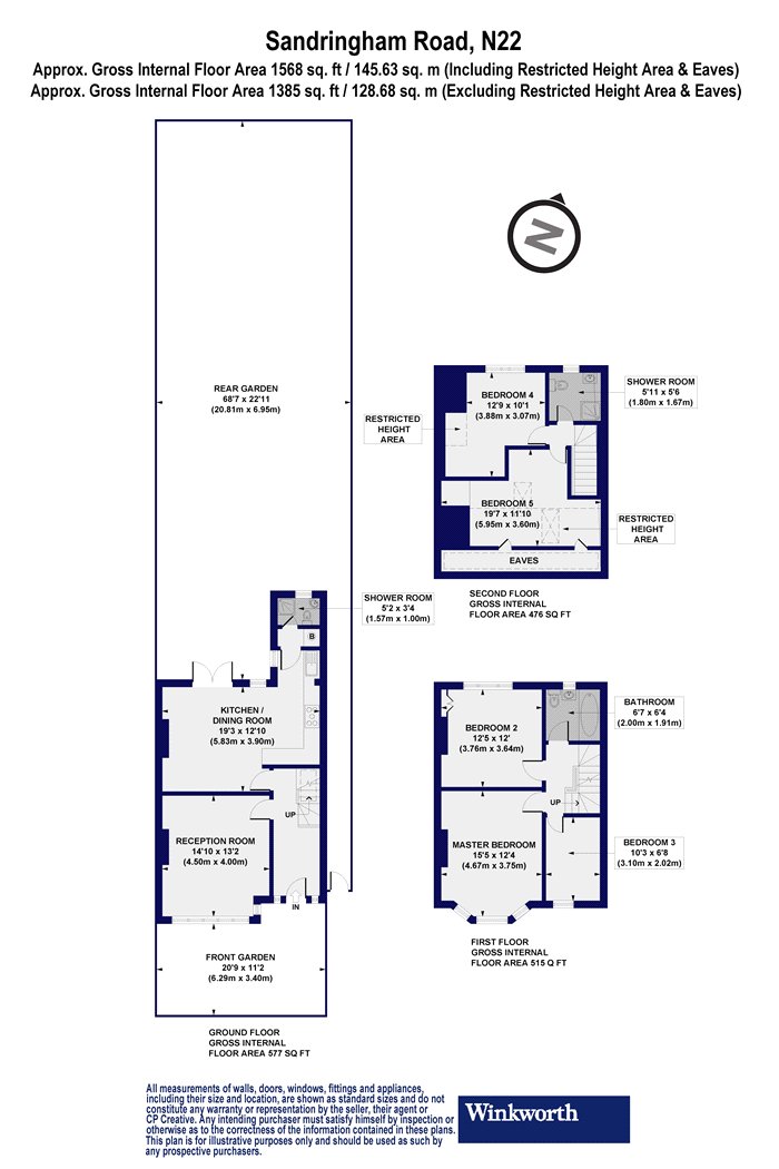 21, Sandringham Road, London floorplan