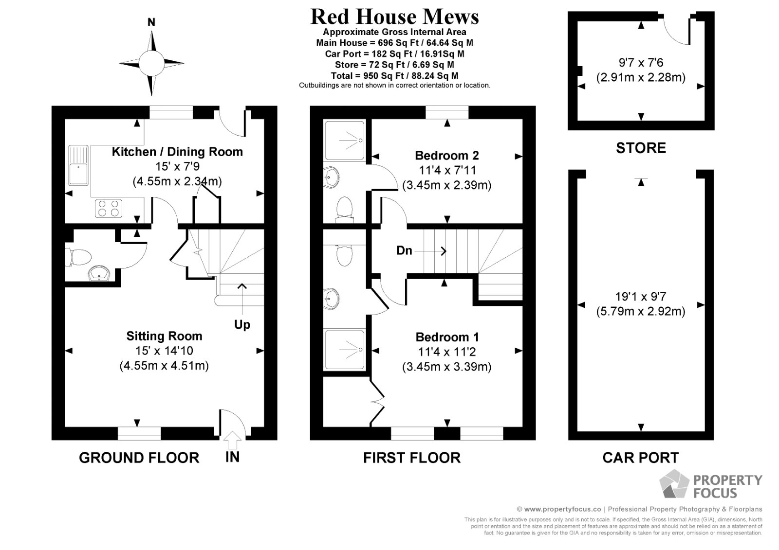 2, Red House Mews, Salisbury floorplan