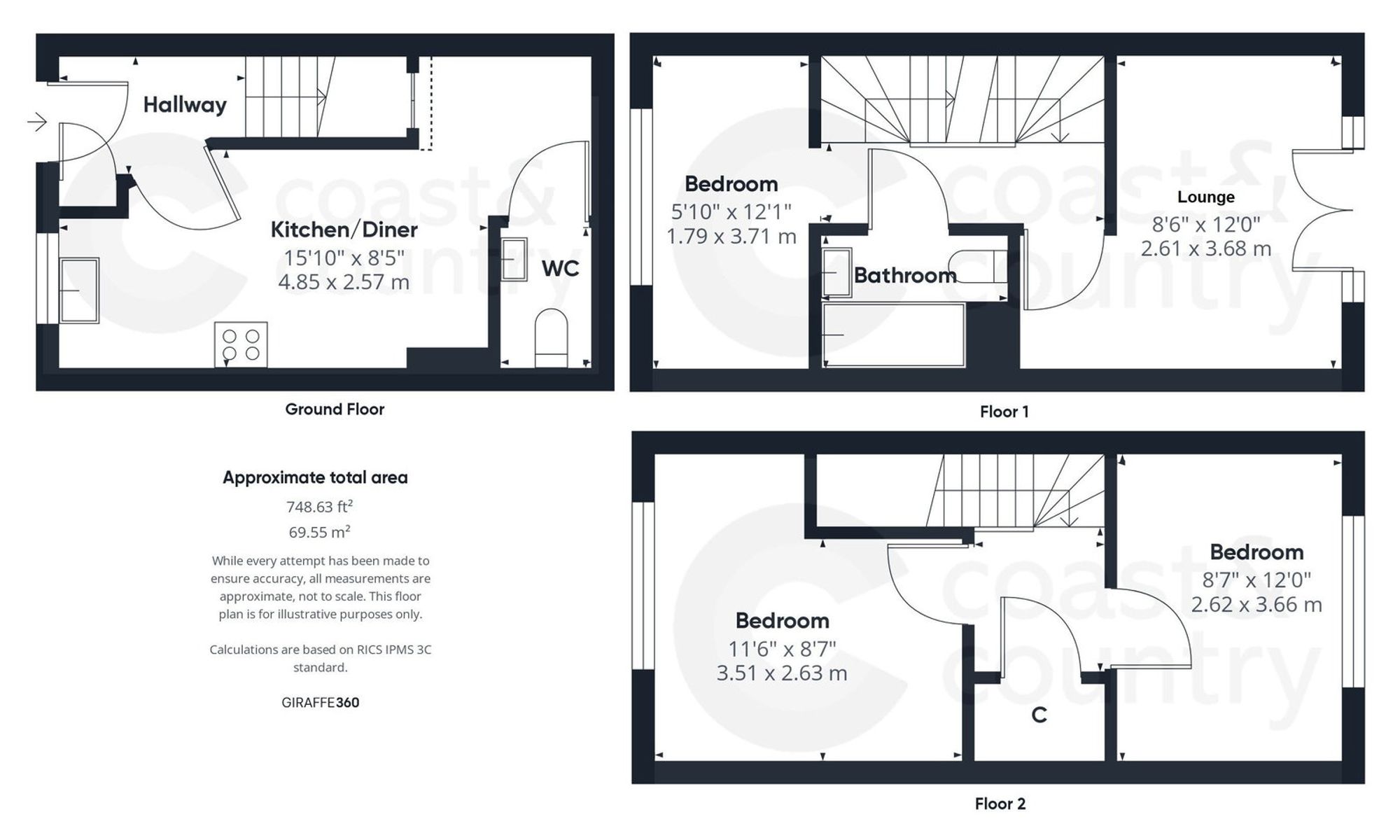 37 Saddleback Close, Newton Abbot floorplan