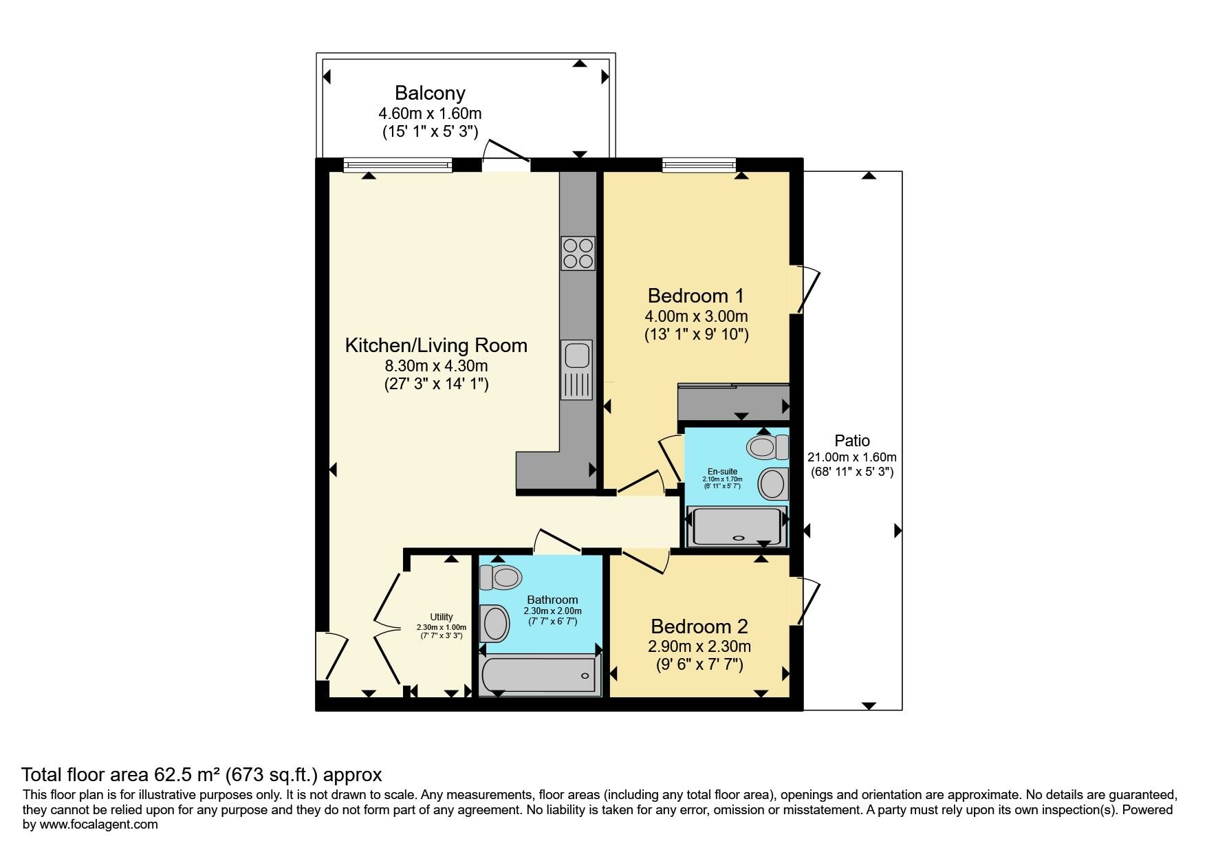 3 Buxton House, Oxhey Drive, Watford floorplan