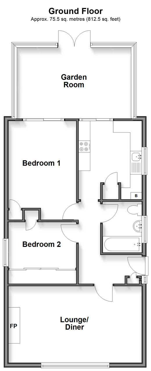 Redoubt Way, Dymchurch floorplan