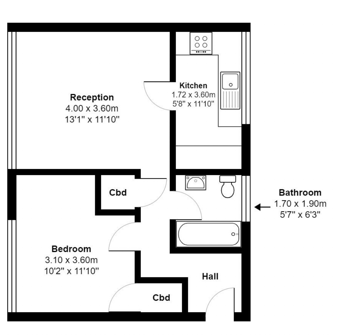 333, High Street, St Albans floorplan