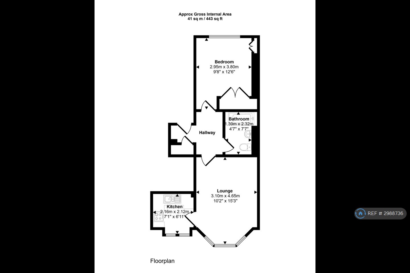 Houston Street, Renfrew floorplan