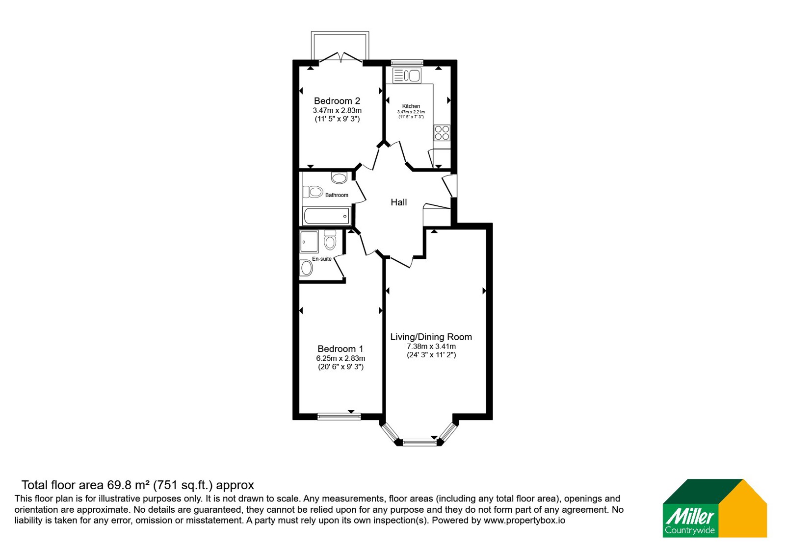 18, Compass Point, Carbis Bay floorplan