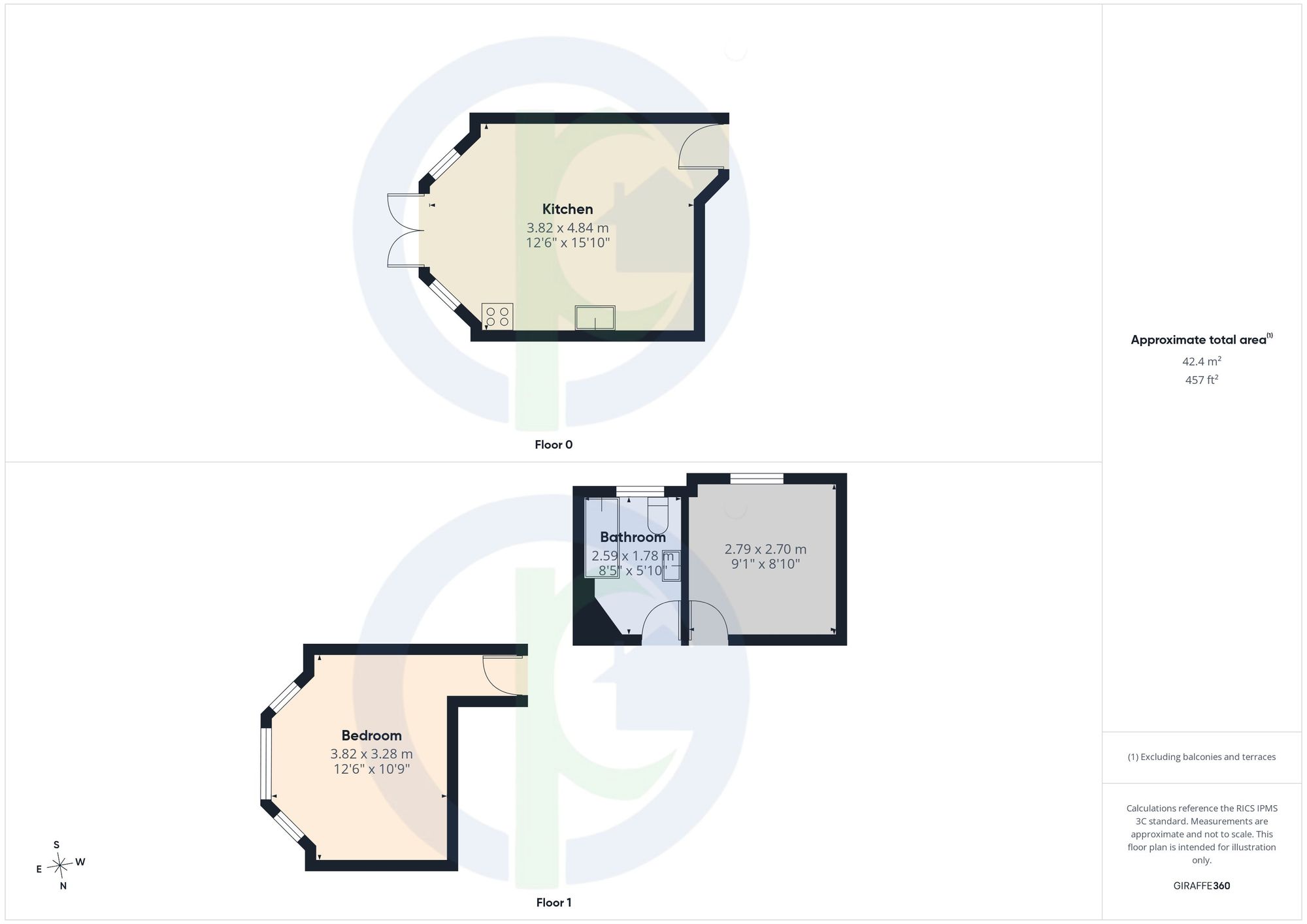 Room C, 40 The Limes Avenue, London floorplan