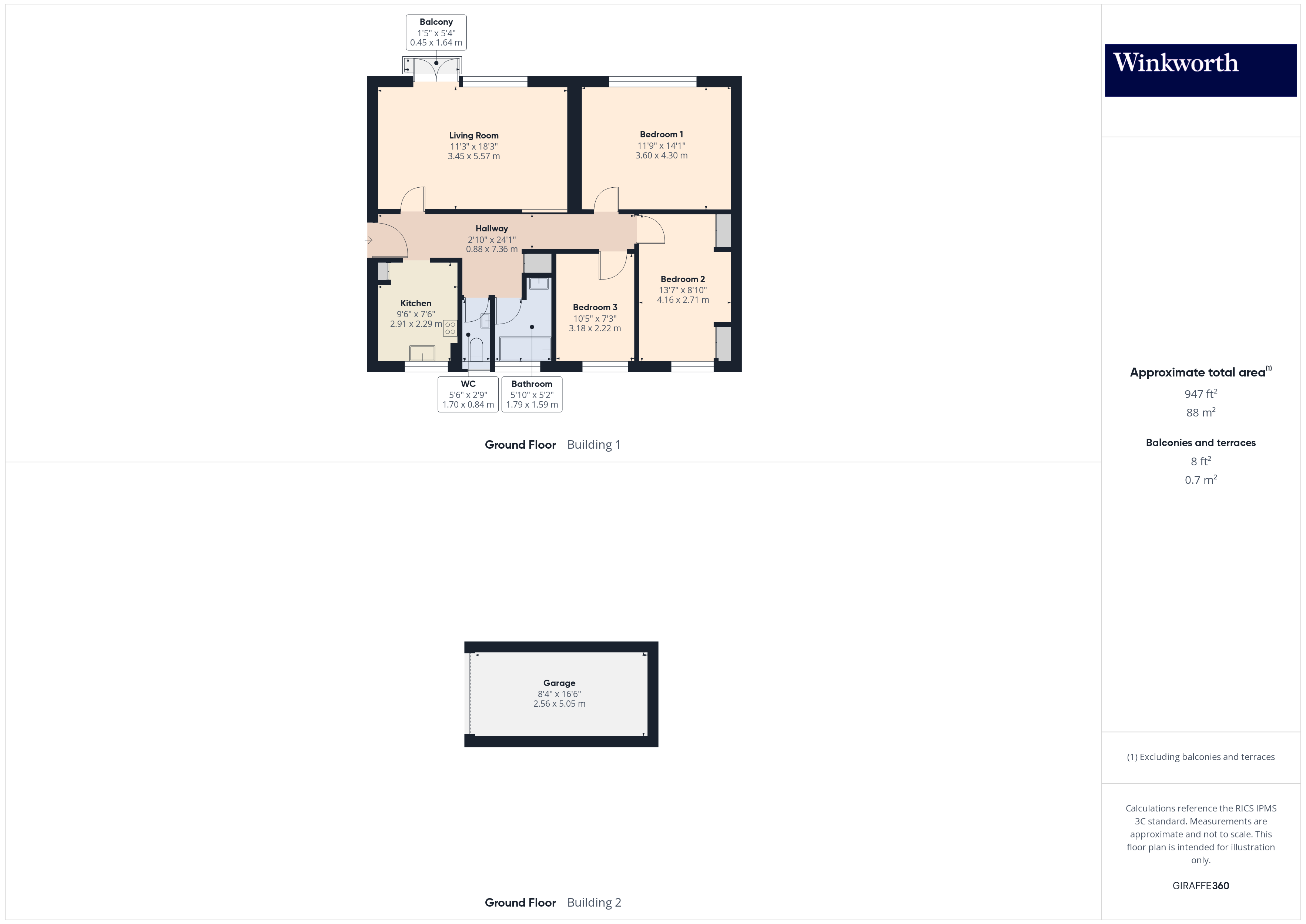 Flat 7, Ashley Court,, Great North Way, London floorplan