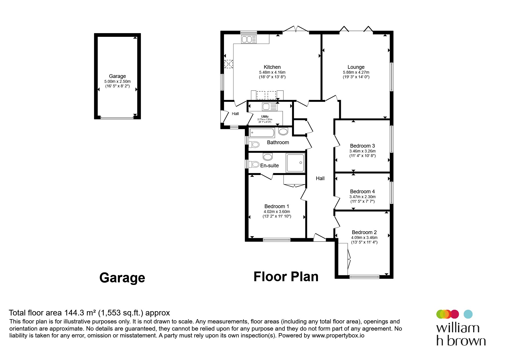 Downlands, 66B, Watton Road, Swaffham floorplan