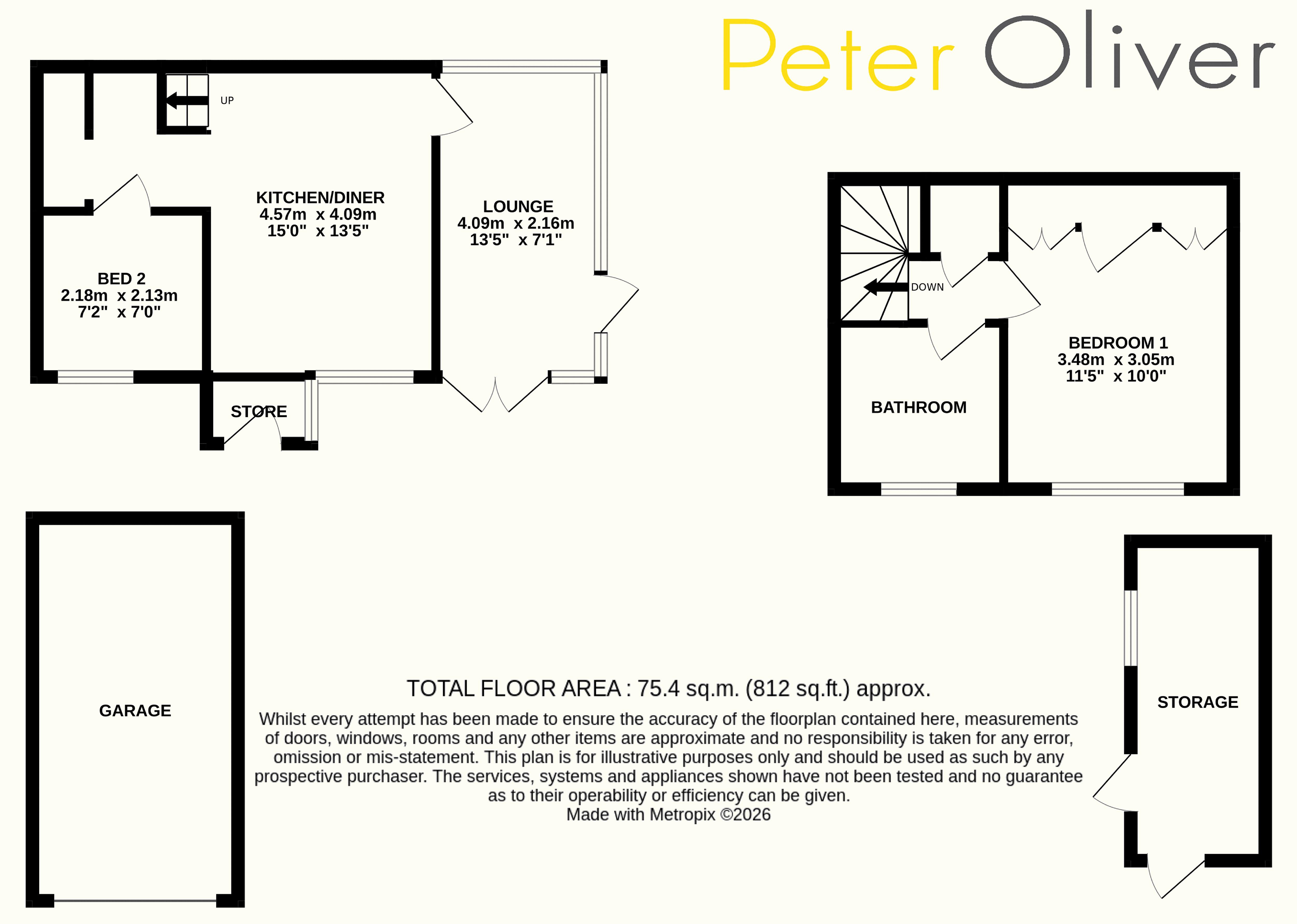 10, Buller Close, Crowborough floorplan
