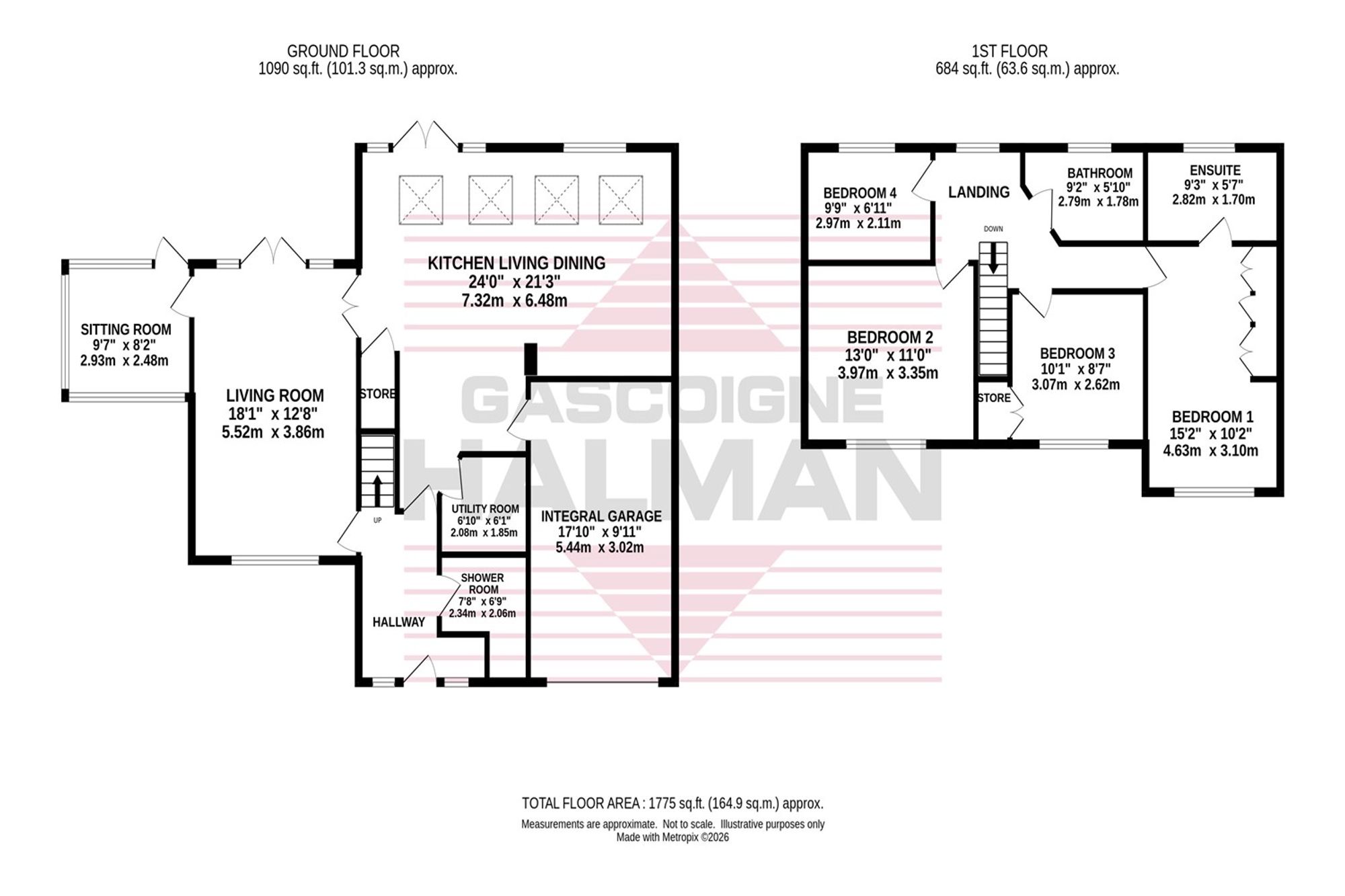 64 Linney Road, Stockport floorplan