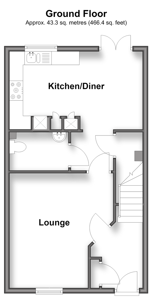 Sea View Avenue, Deal floorplan