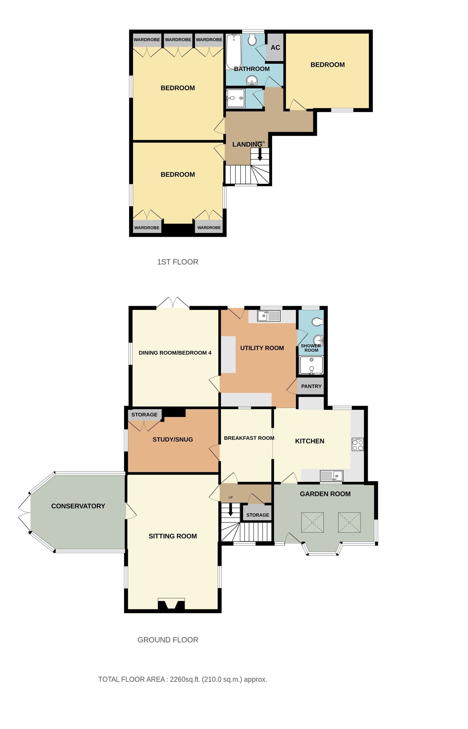 Mill House, Dymock floorplan