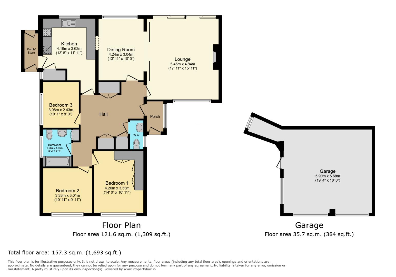 41, Chorley Drive, Sheffield floorplan