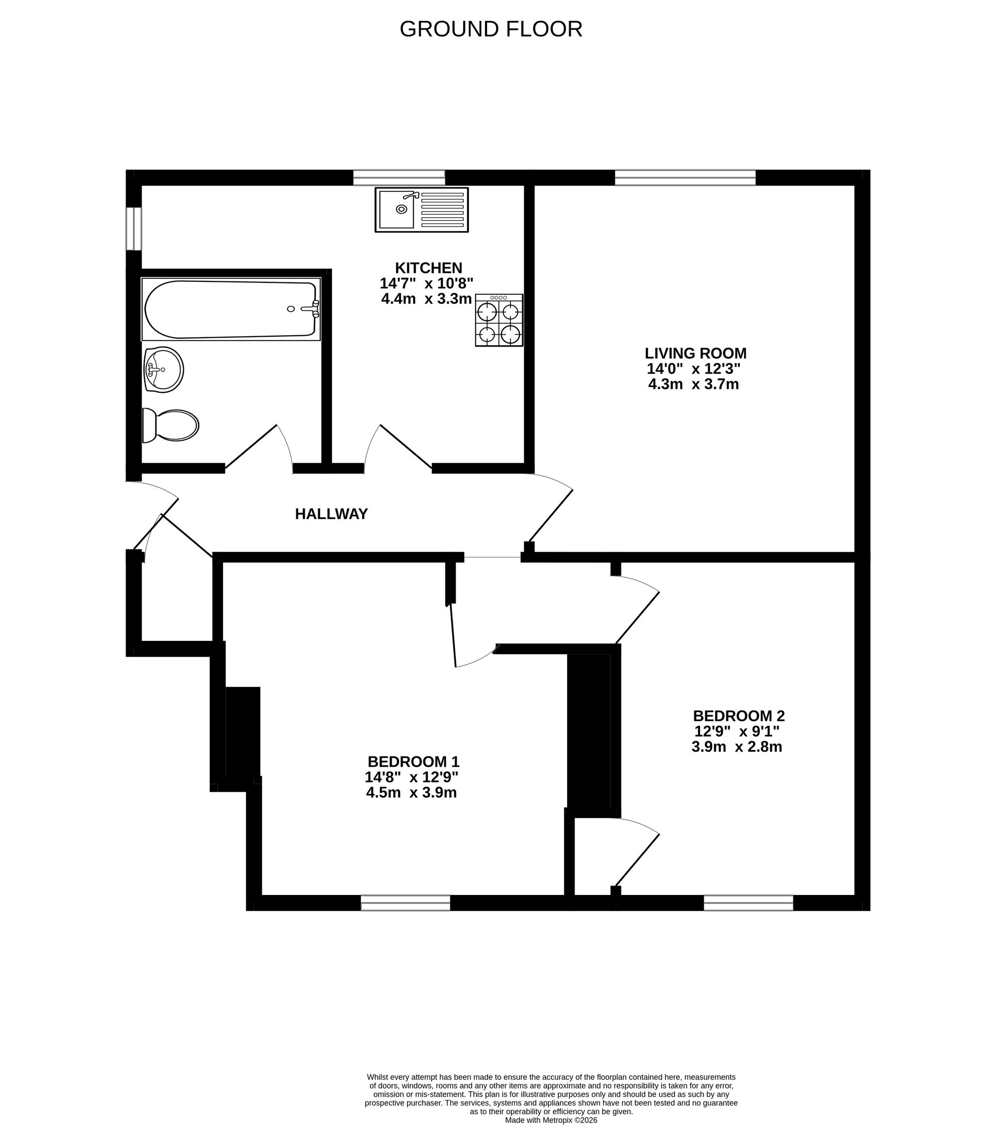 129 Lanrigg Road, Fauldhouse floorplan
