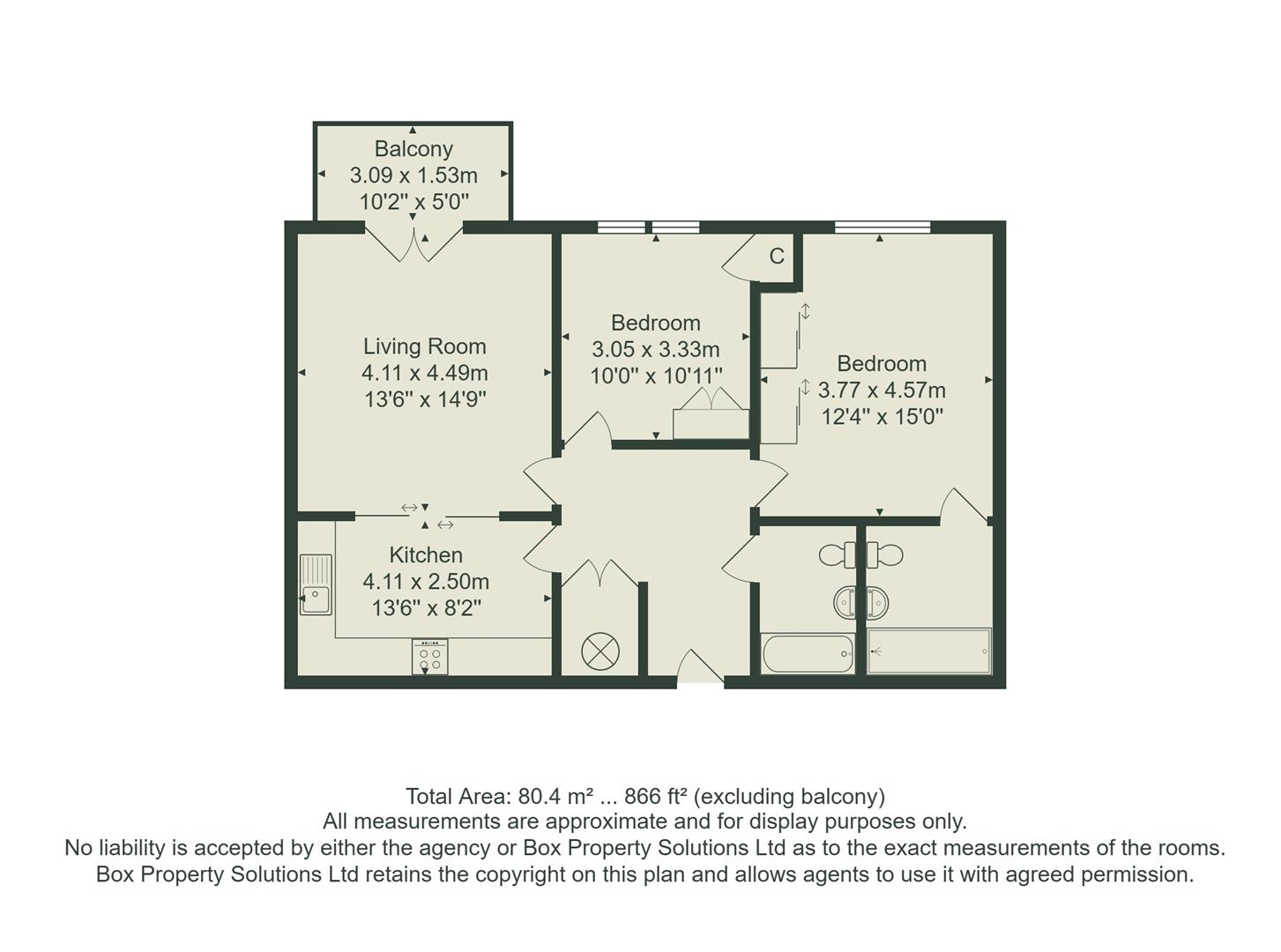 26 Conyers View, Audley Clevedon, Ben Rhydding Drive, Ilkley floorplan