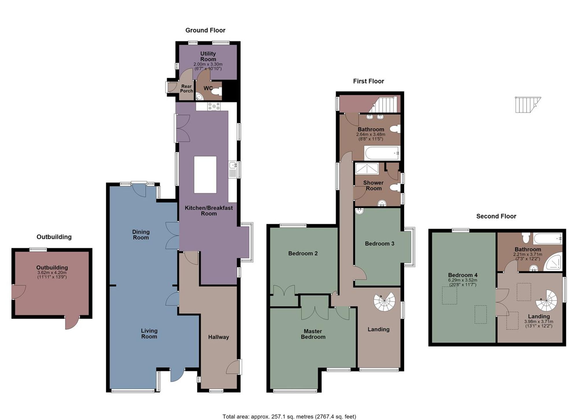 14 Uplands Crescent, Swansea floorplan