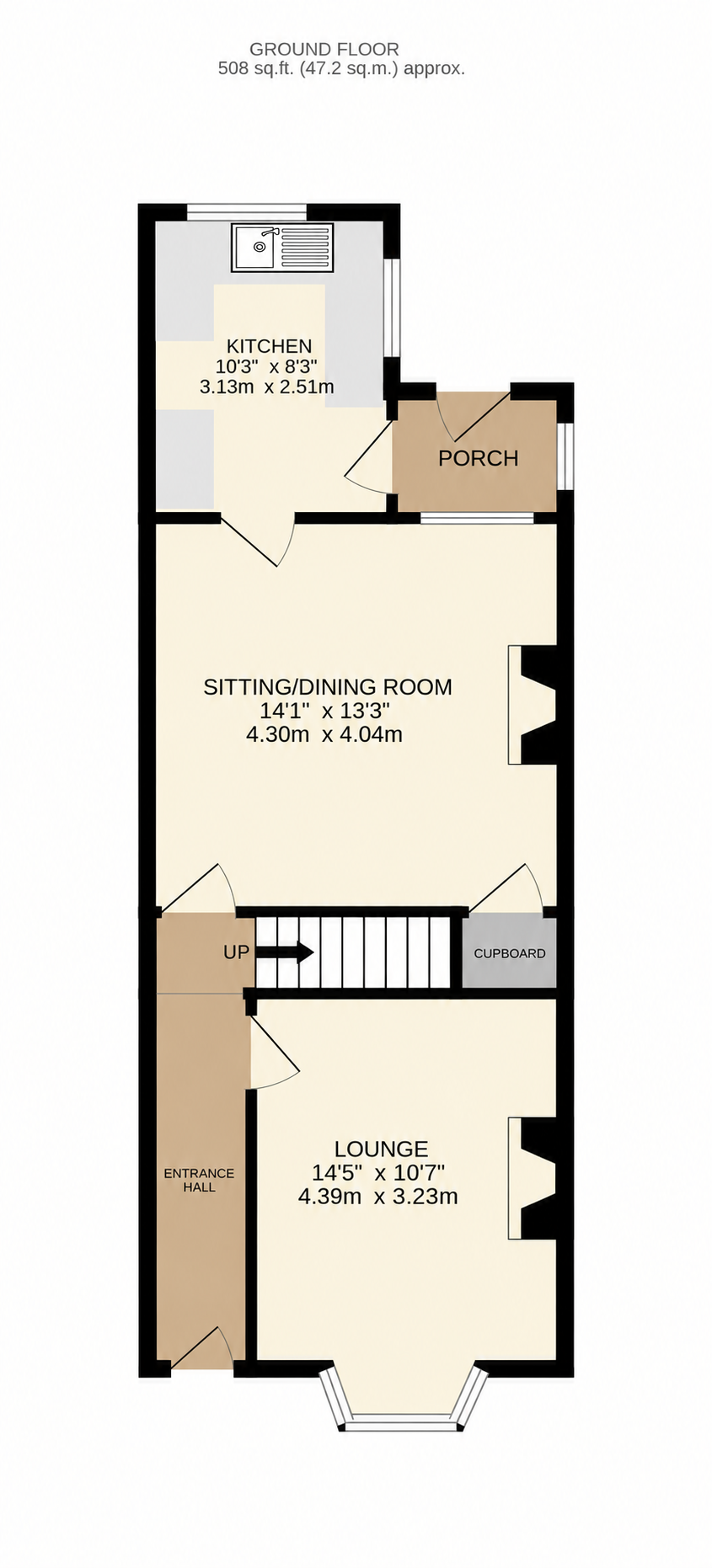 Hough Lane, Barnsley floorplan