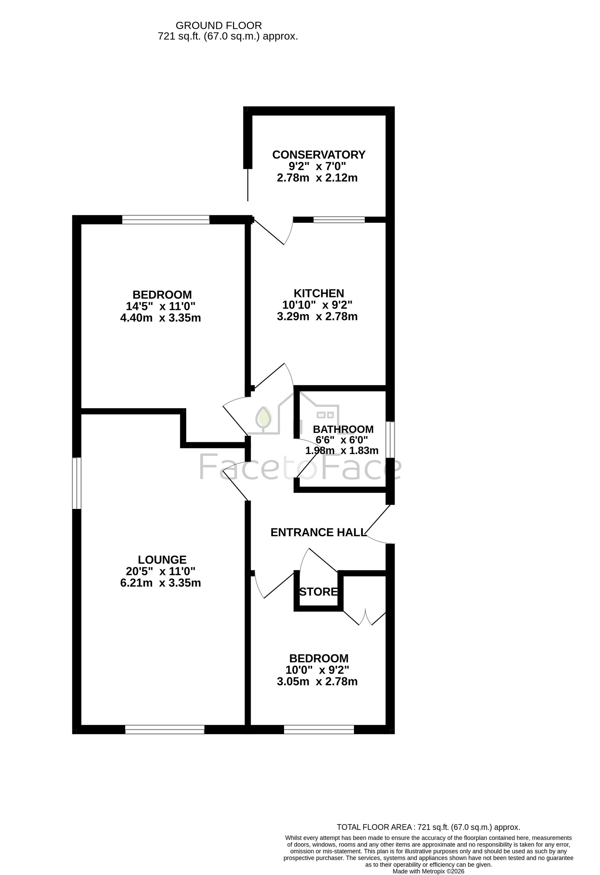 20 Chelburn View, Littleborough floorplan