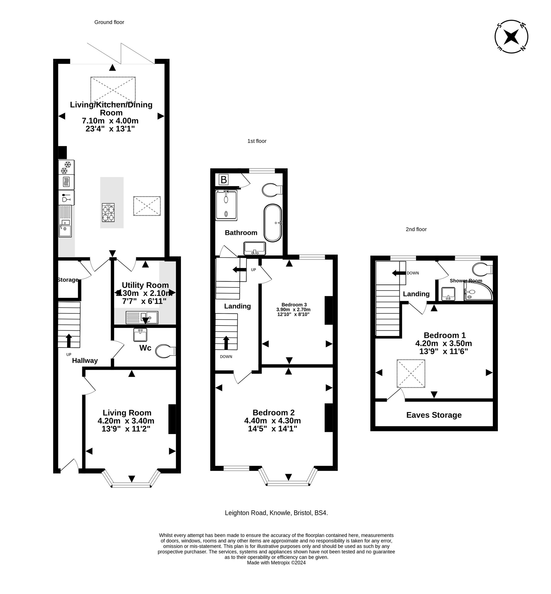 18 Leighton Road, Bristol floorplan
