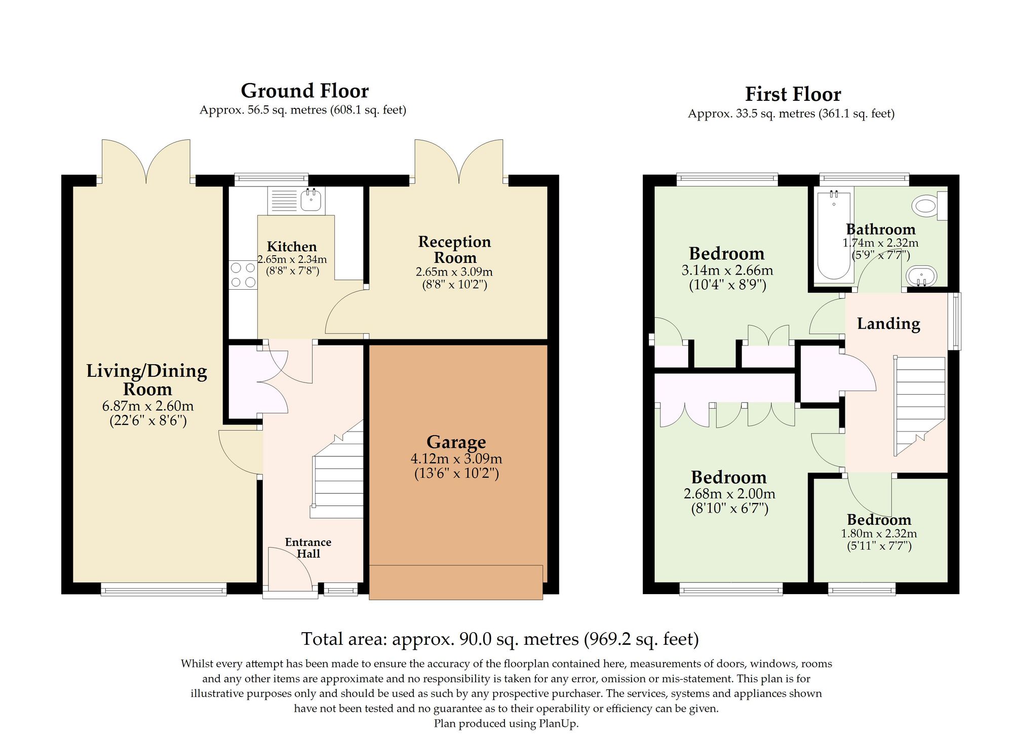10 Cambrian Crescent, Lowestoft floorplan
