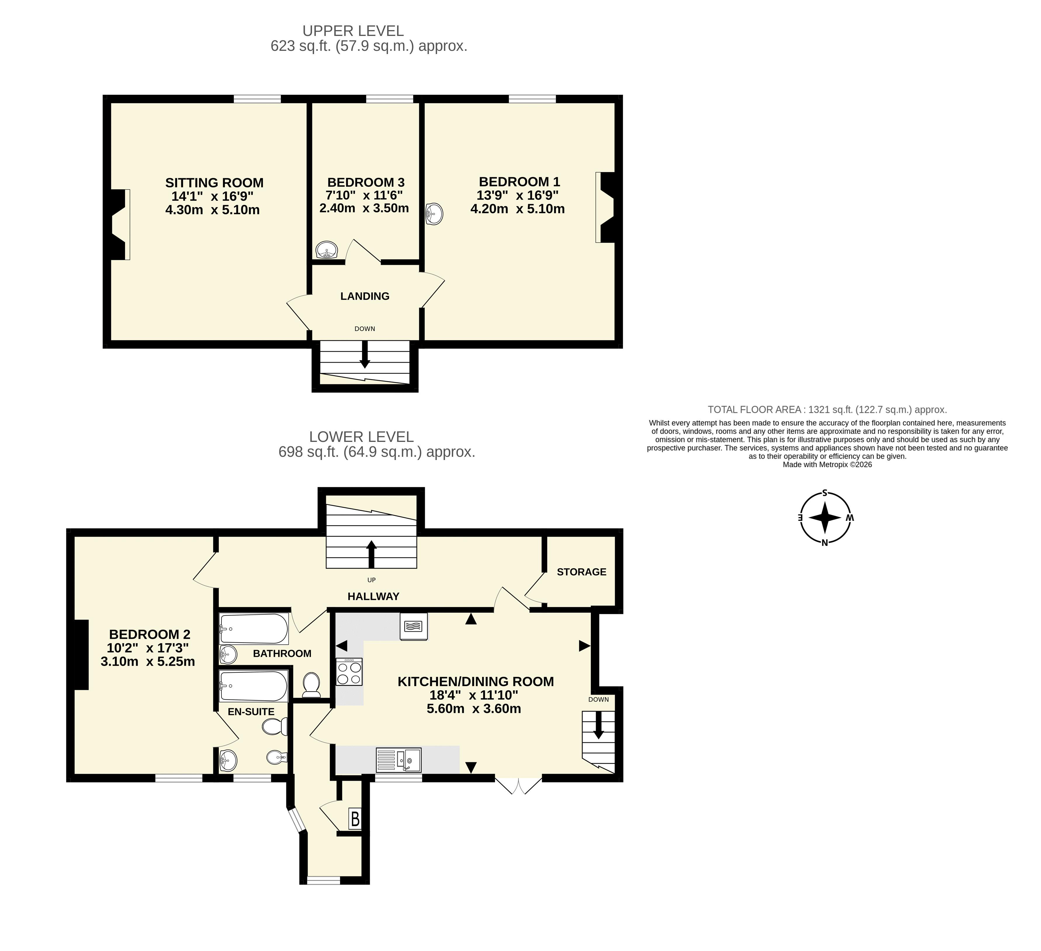 3 Beach House, The Esplanade, Sidmouth floorplan