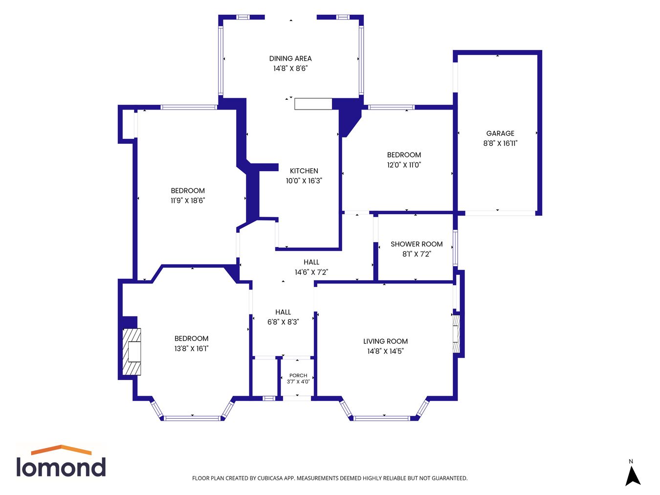 39, High Road, Saltcoats floorplan