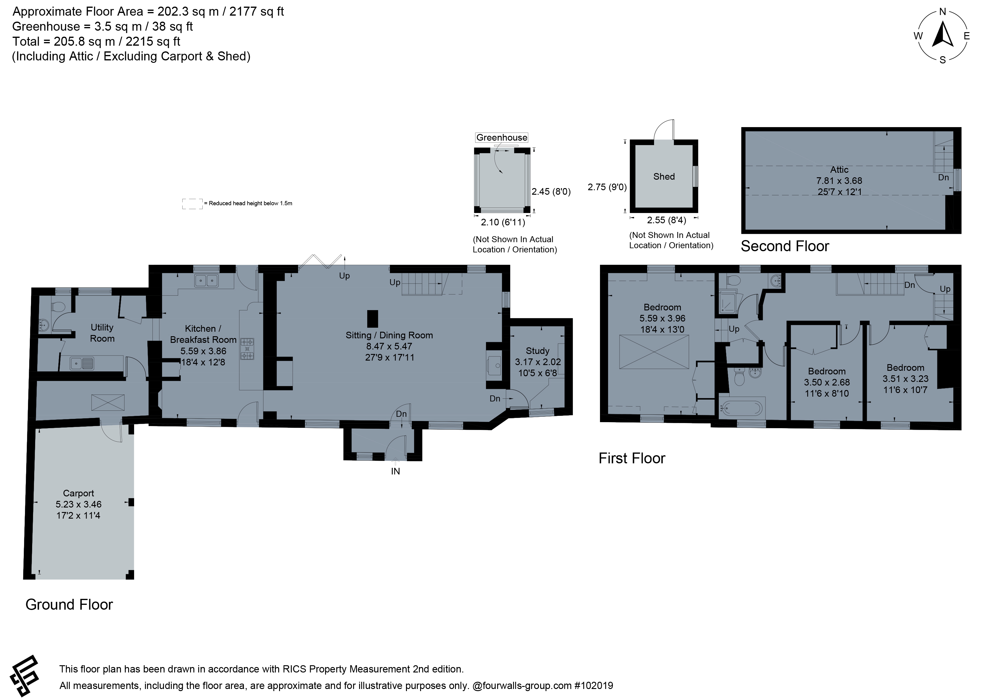 Potteries House,, High Street, Near Banbury floorplan