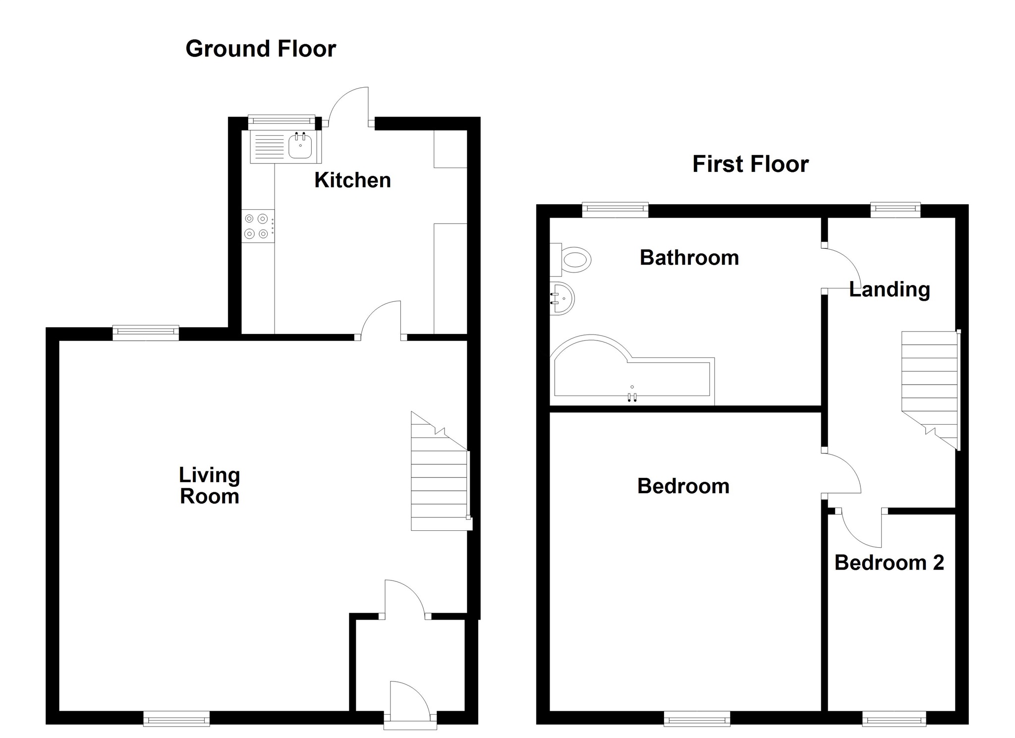 2 Bedrooms Terraced house for sale in Francis Street, Bargoed CF81