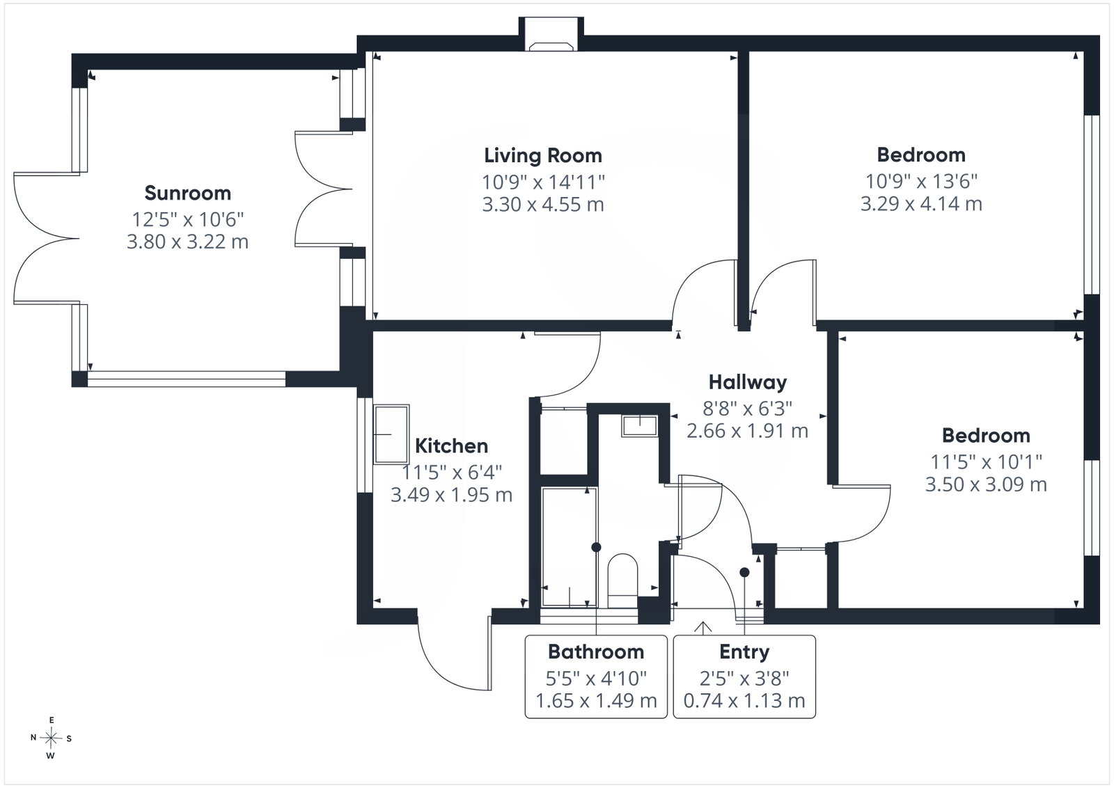 2, Southwater Close, Worthing floorplan