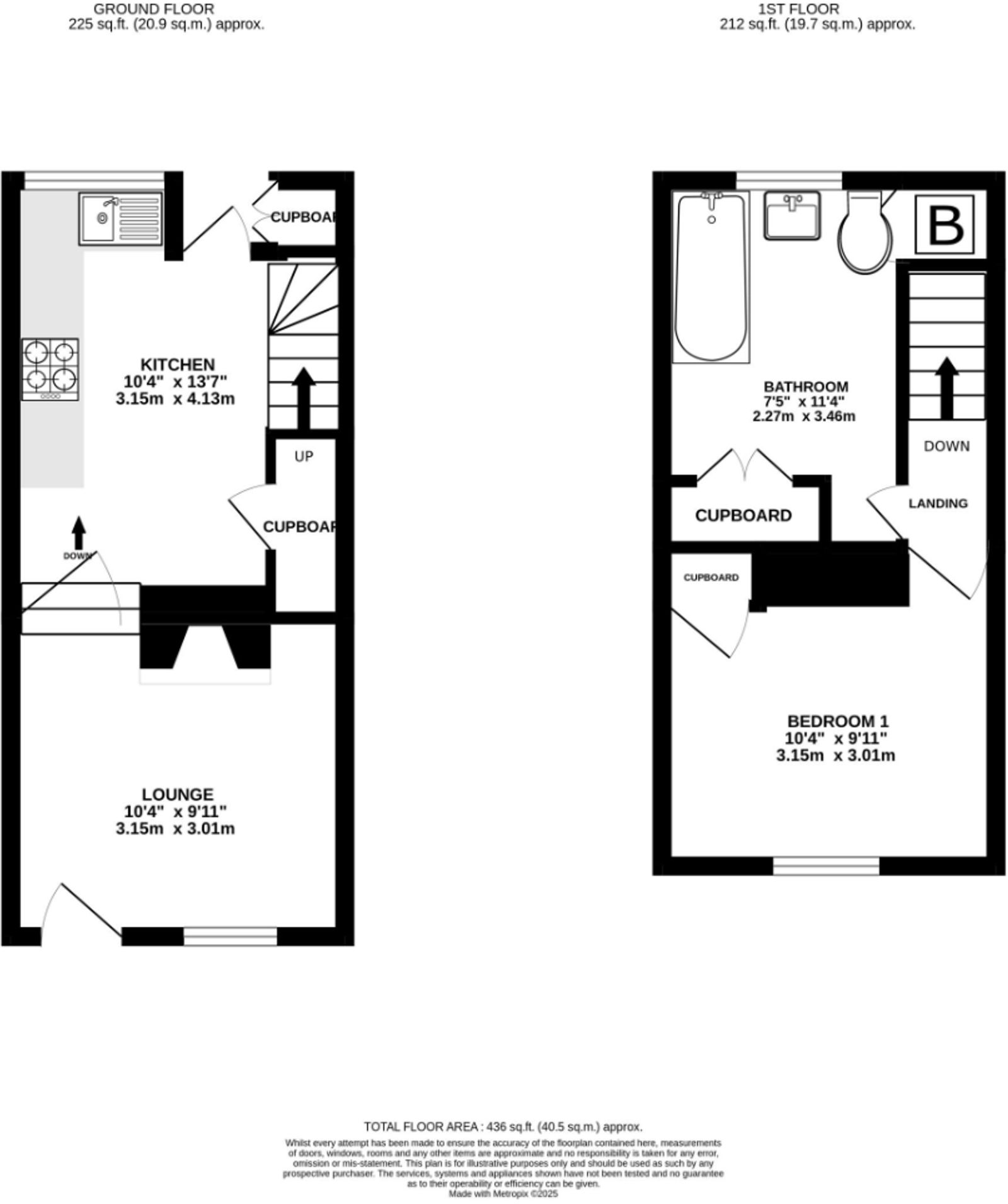 18A, Water Lane, Newton Abbot floorplan