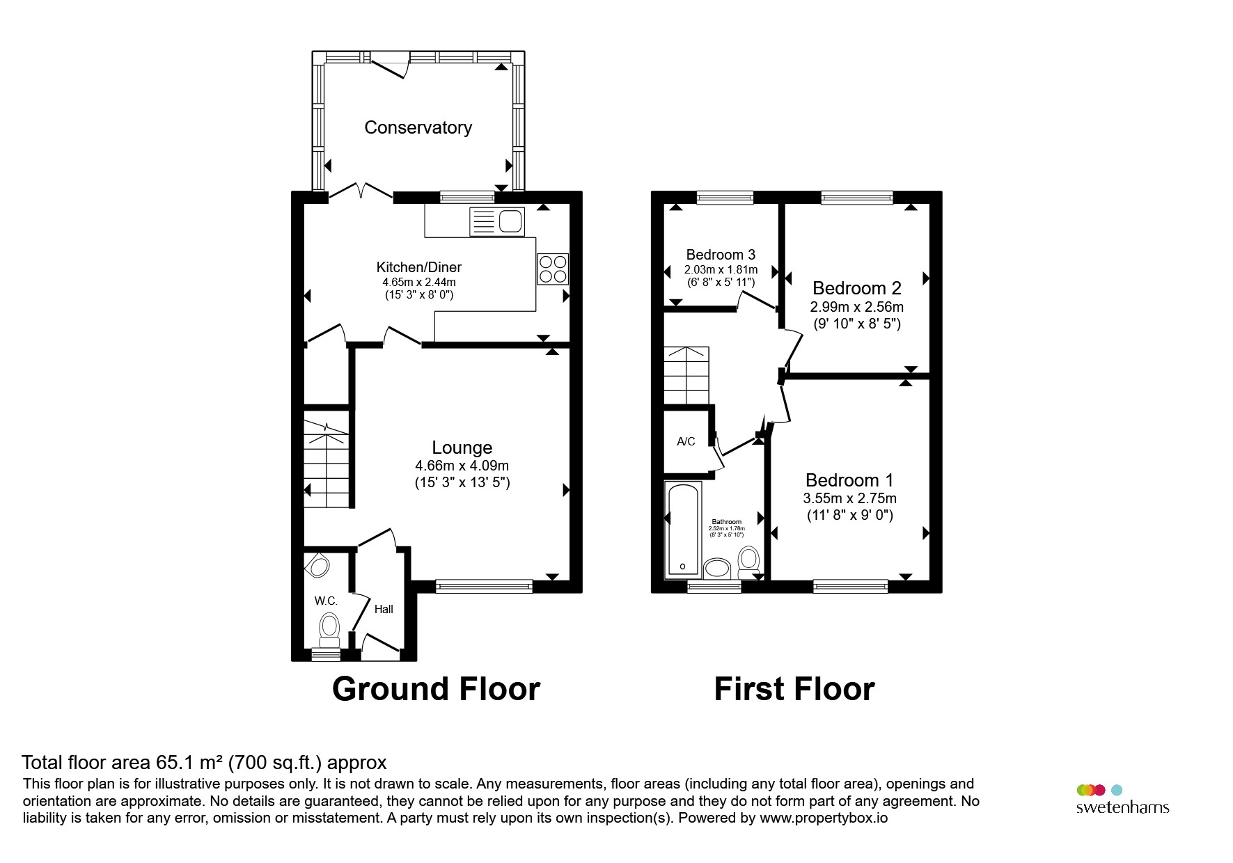 41, Hollybank Close, Northwich floorplan