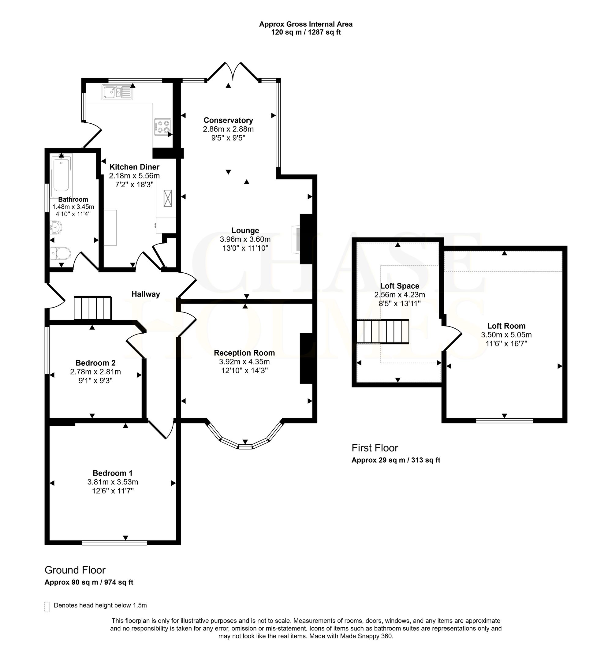 7 Duchess Crescent West, Jarrow floorplan