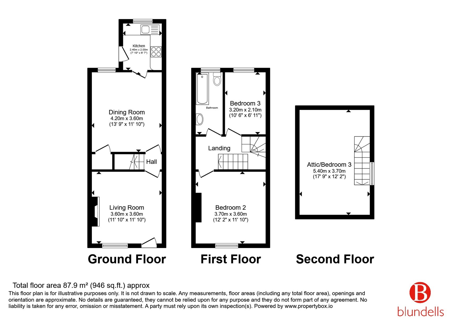 82, Yew Lane, Sheffield floorplan