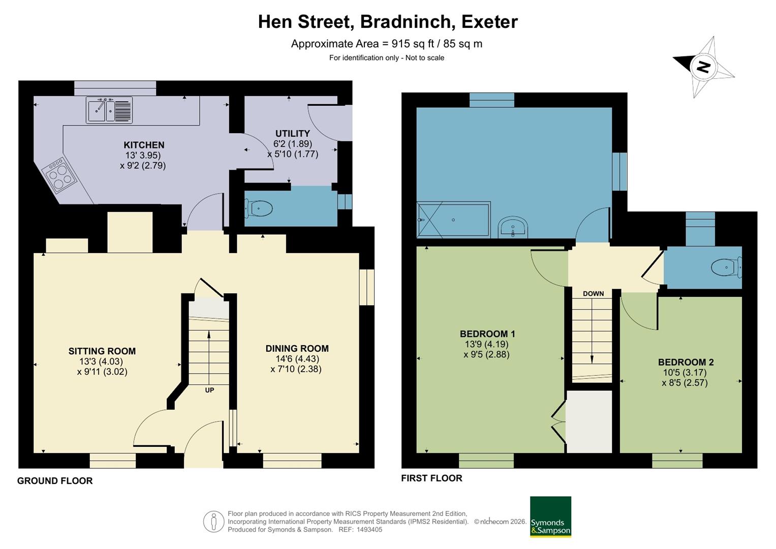 9 Hen Street, Hen Street, Exeter floorplan