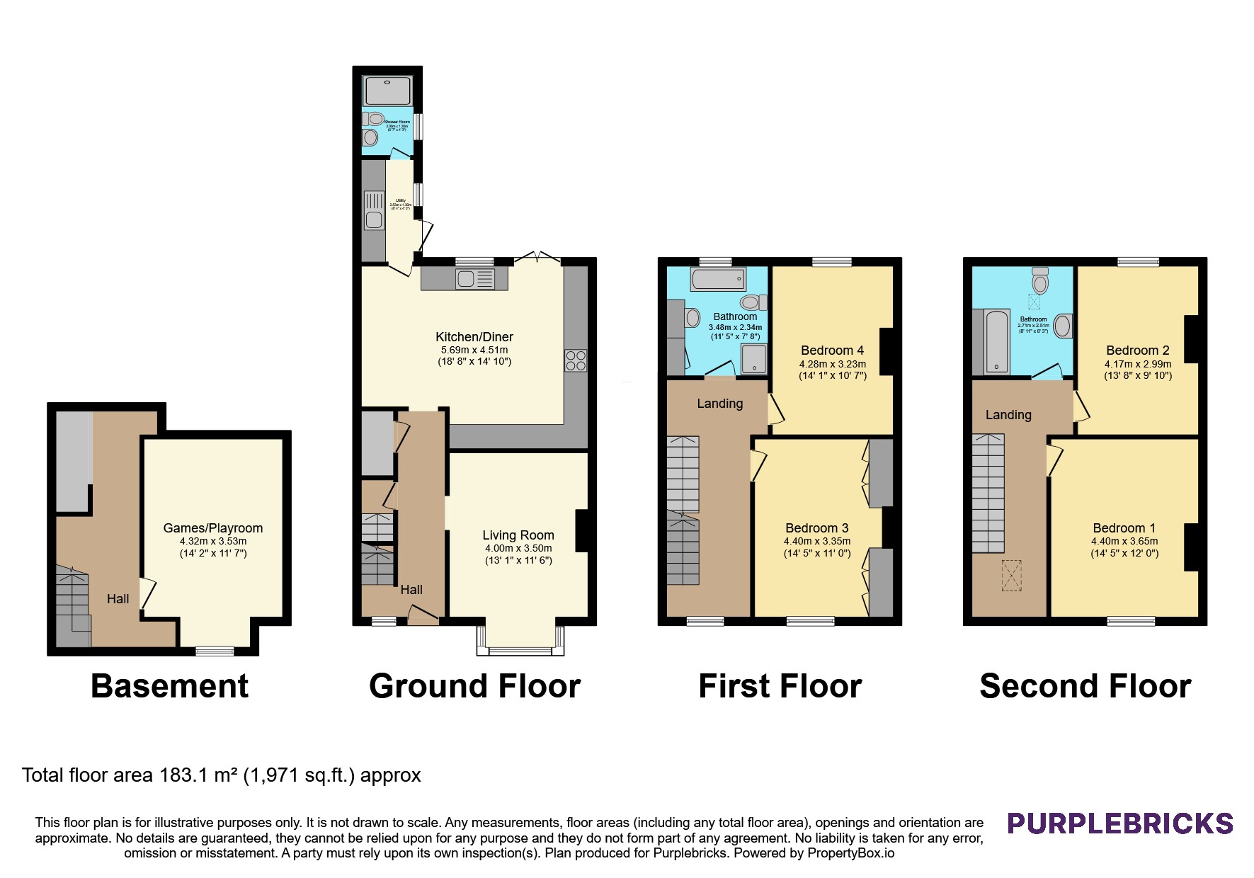 6, Caxton Street, Wetherby floorplan