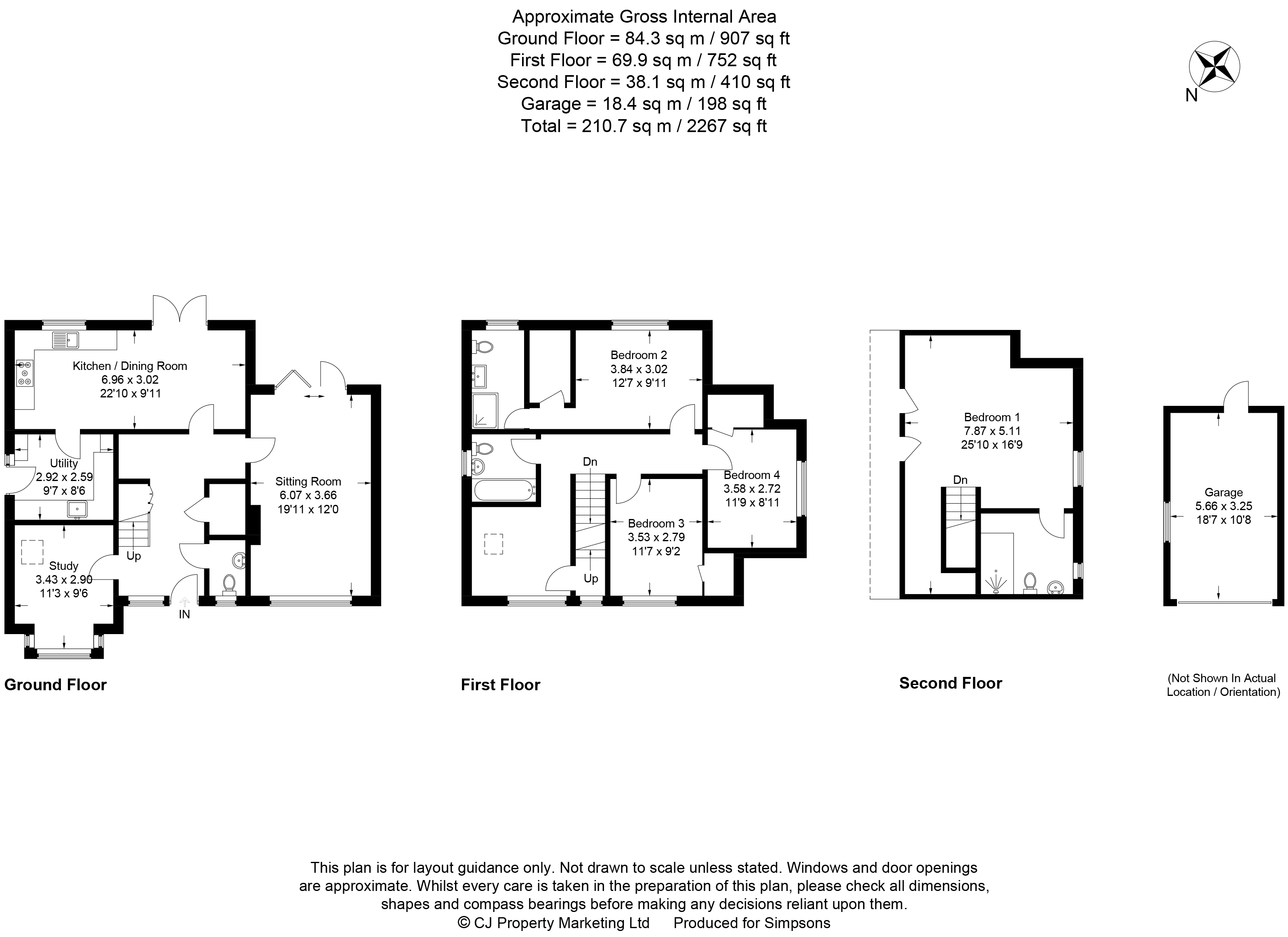 4 Bedrooms Detached house for sale in Byron Close, Abingdon OX14