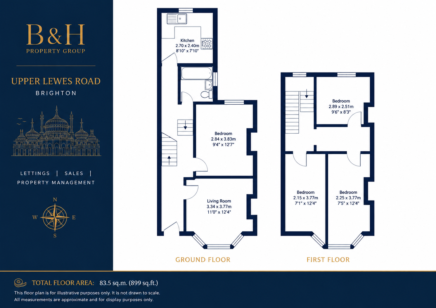 158, Upper Lewes Road, Brighton floorplan