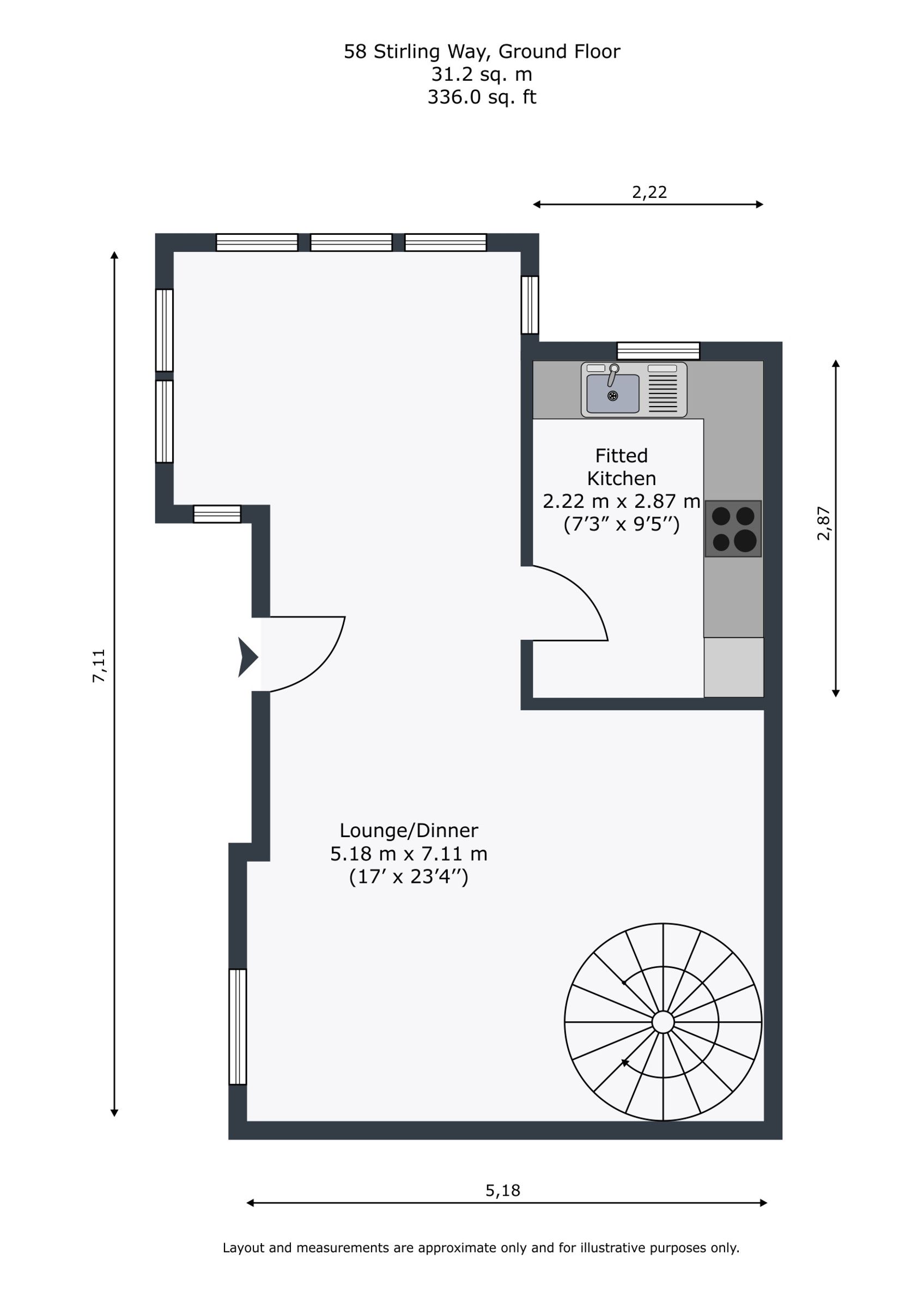 Stirling Way, Welwyn Garden City floorplan