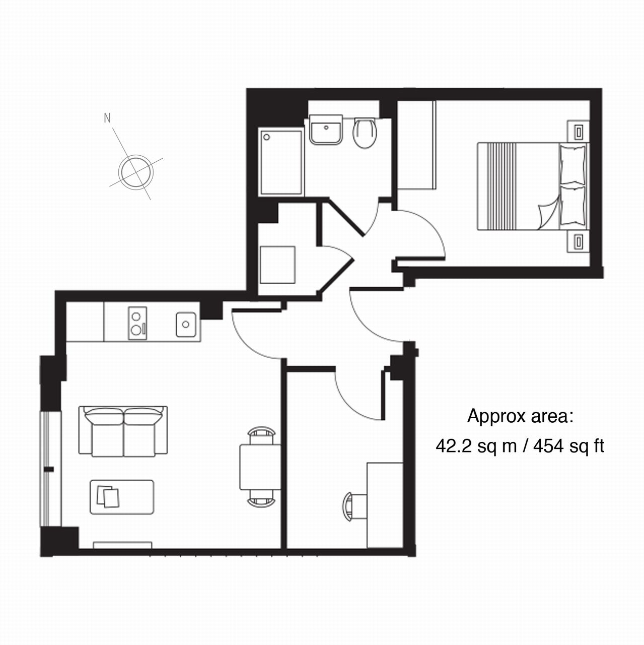 0 Bedrooms Studio to rent in Atria House, 219 Bath Road, Slough SL1