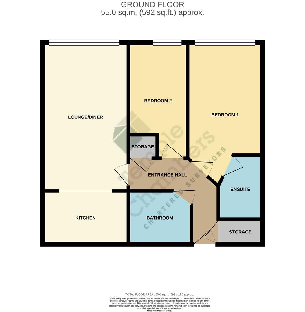 Flat 67, Mill Court, Edinburgh Gate, Harlow floorplan