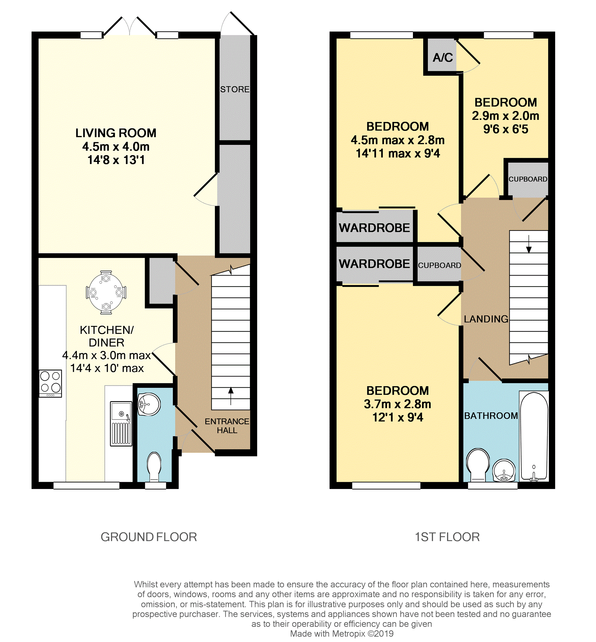 3 Bedrooms Terraced house for sale in Westhill Close, Brackley NN13