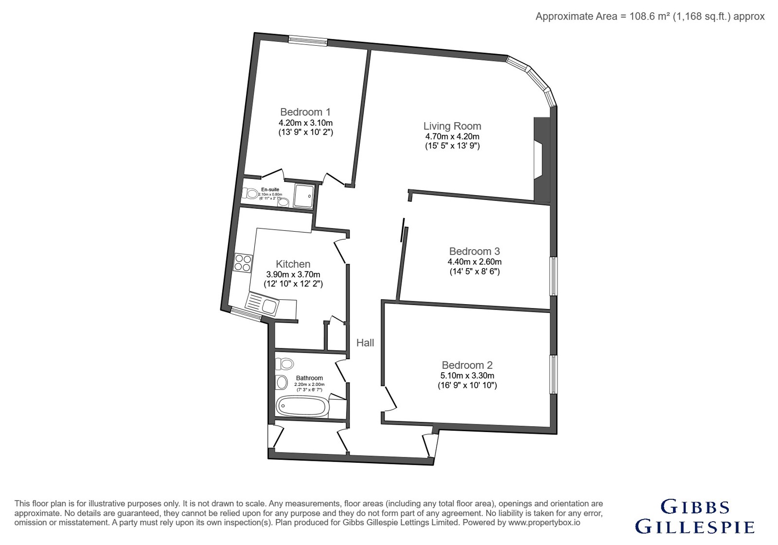 366a, Clitheroe Court, Rayners Lane floorplan
